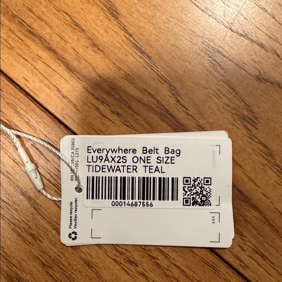 LULULEMON BELT BAG TEAL 1-LITER - Picture 4 of 4